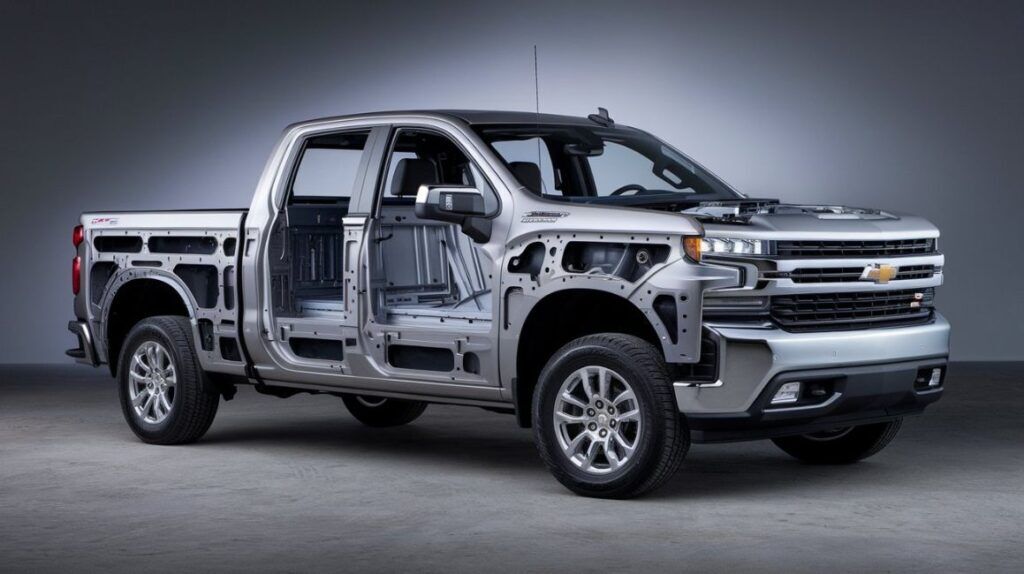 Silver Chev Truck Aluminum Repair Lorens Body Shop Bluffton IN Silver-Chev-Truck-Aluminum-Repair-Lorens-Body-Shop-Bluffton-IN