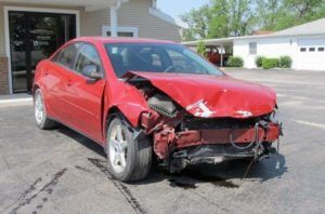 bluffton collision specialists damaged car